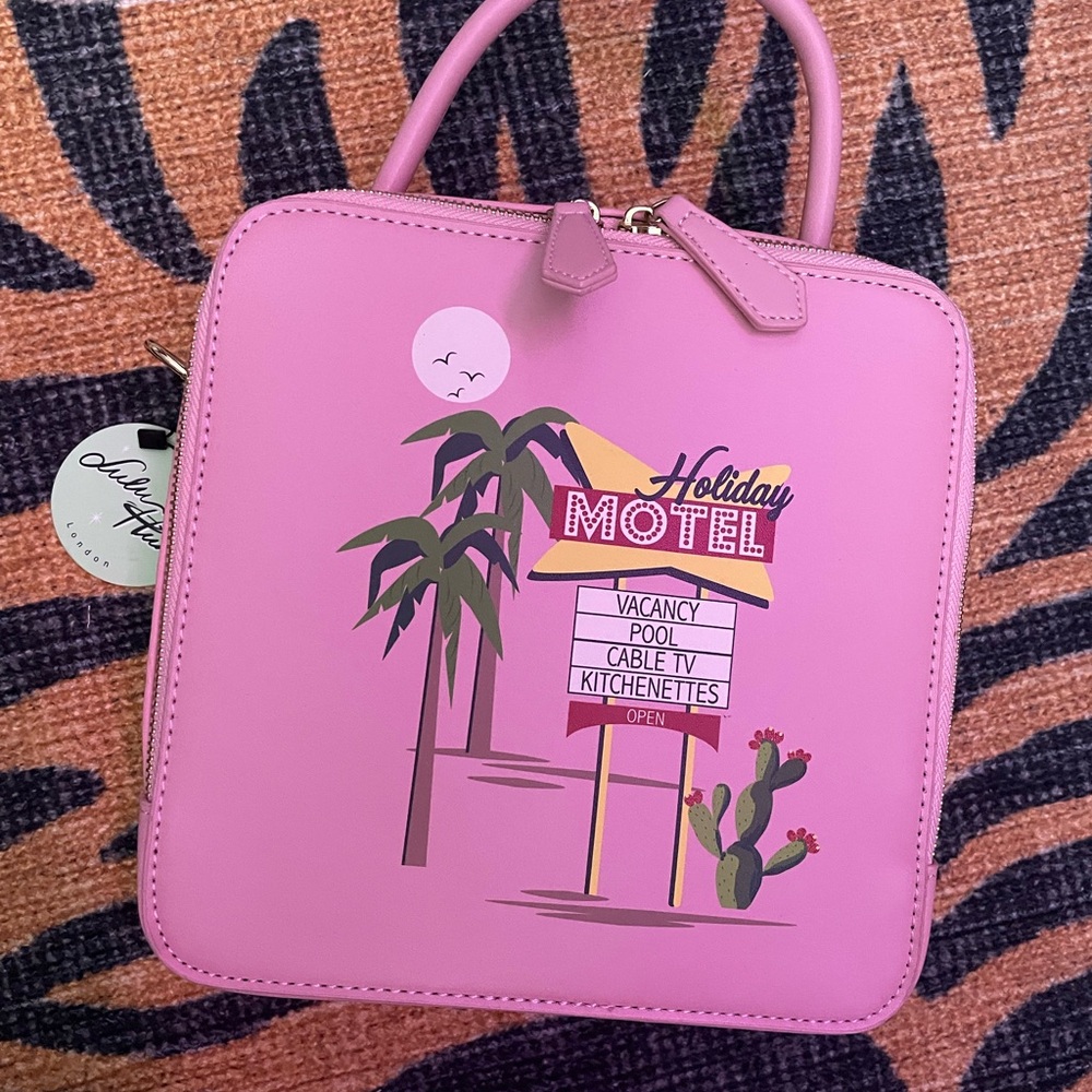 Lulu Hun London Holiday Retro Vintage Motel Box Crossbody Bag